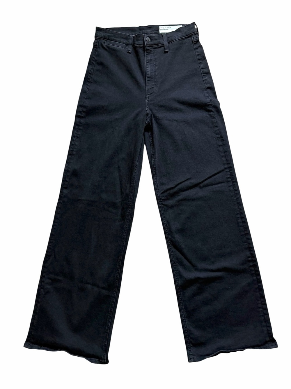 Rag & Bone Hadley Wide Leg Jeans Womens 30 Black High Rise Stretch NWOT